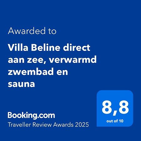 Villa Beline Direct Aan Zee, Verwarmd Zwembad En Sauna Tribanj-Kruscica Εξωτερικό φωτογραφία