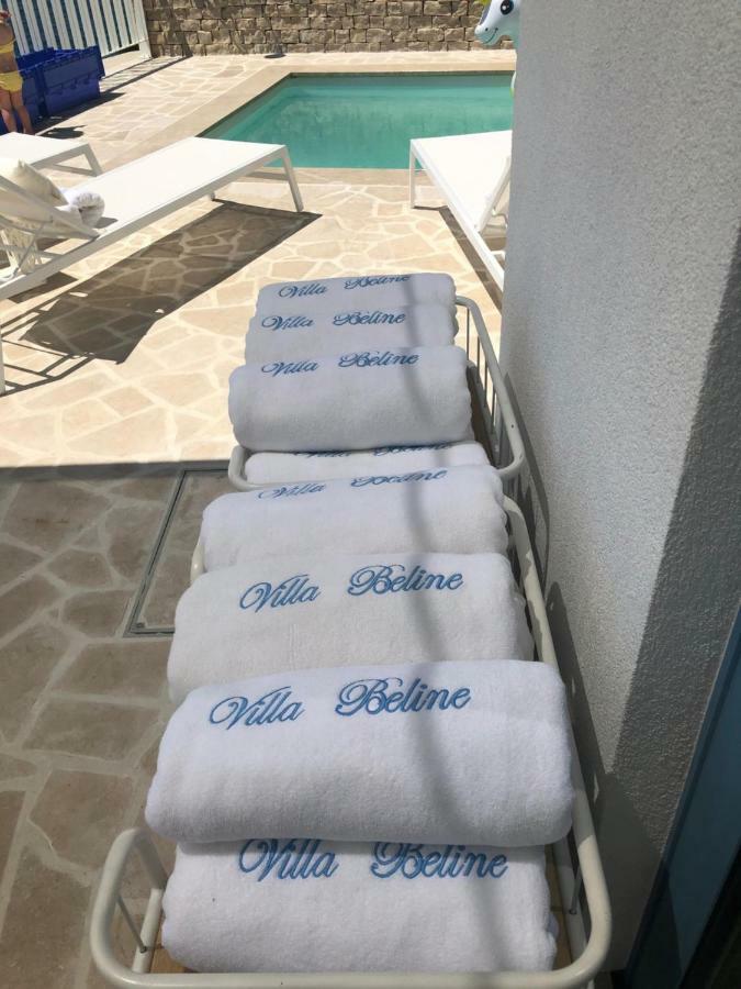 Villa Beline Direct Aan Zee, Verwarmd Zwembad En Sauna Tribanj-Kruscica Εξωτερικό φωτογραφία